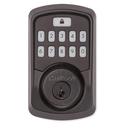 Kwikset Aura Keypad Smartlock, Bluetooth, Venetian Bronze
